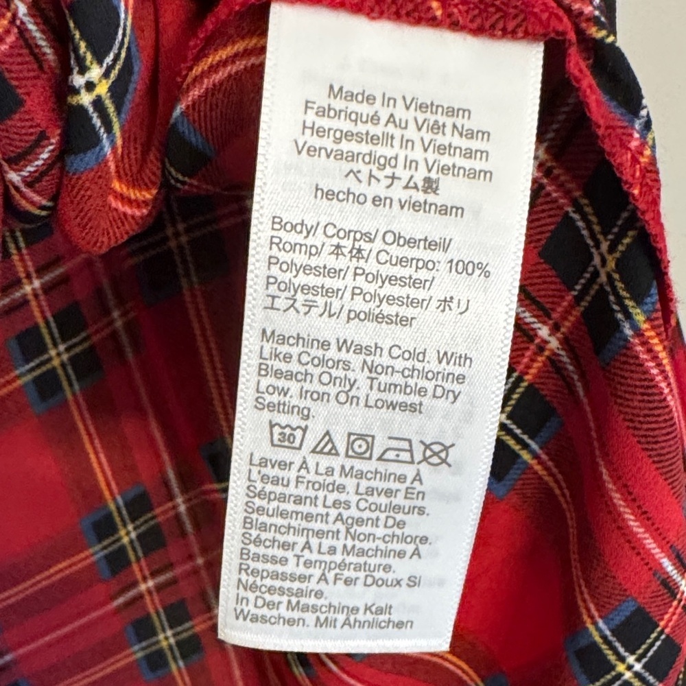 Cider Red Plaid Blouse - Picture 3 of 6